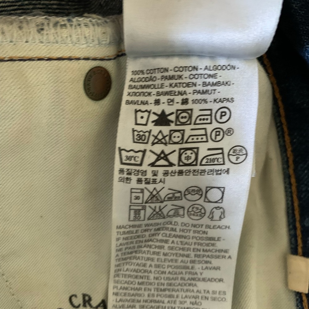 Levi’s made and crafted worn in cropped Jan’s - Picture 9 of 12